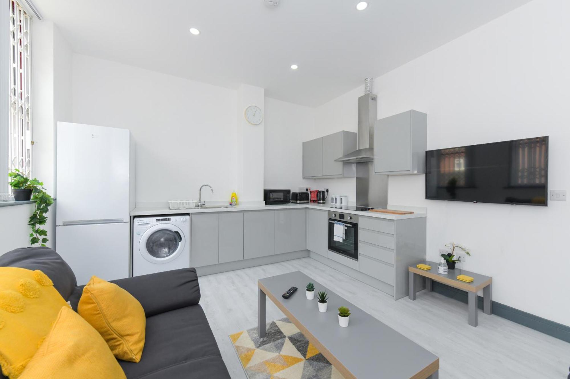 Nottingham City Centre Short Stay Apartments With Parking Værelse billede
