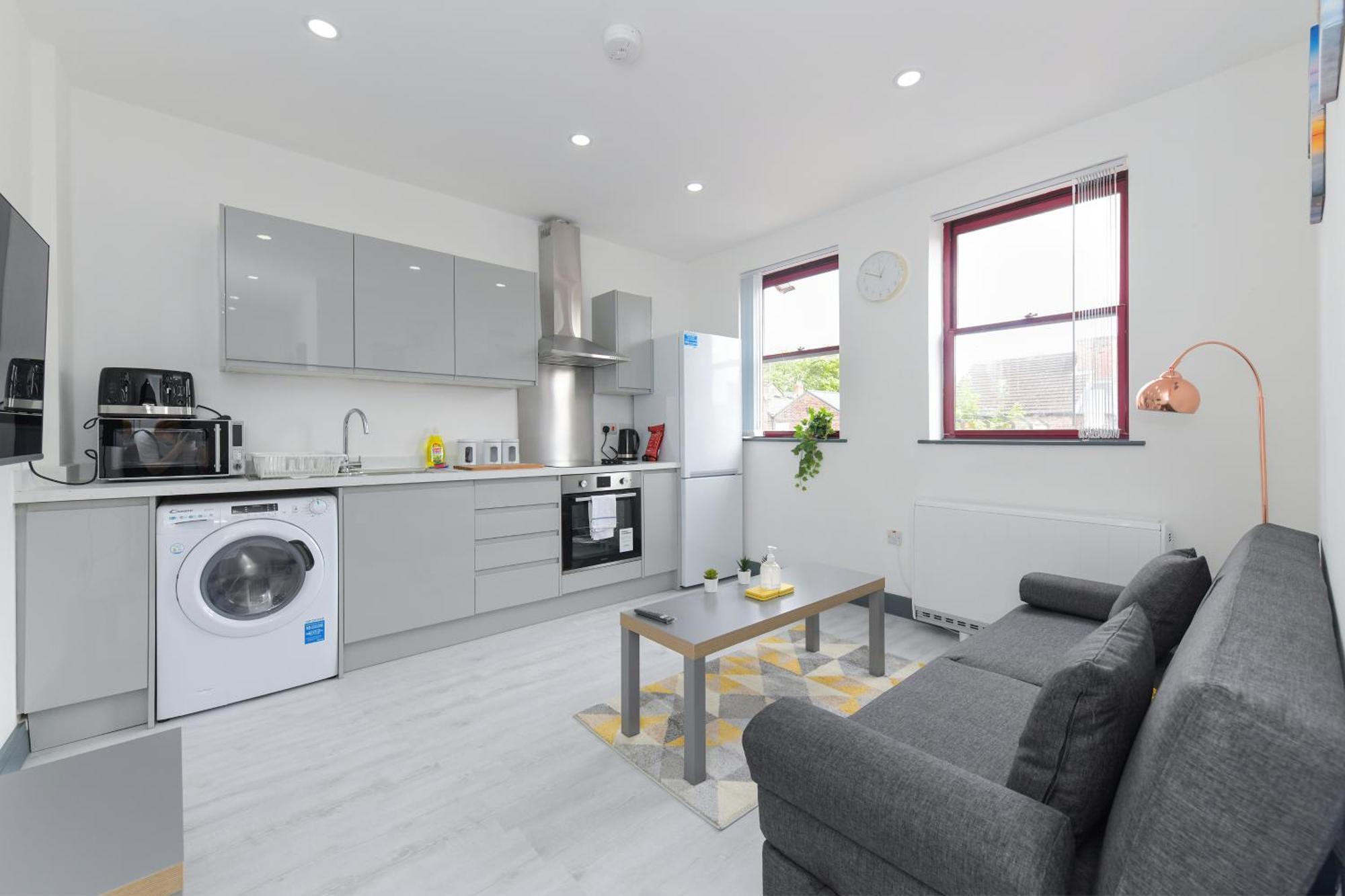 Nottingham City Centre Short Stay Apartments With Parking Værelse billede